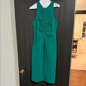 Boden Teal Backless Dress